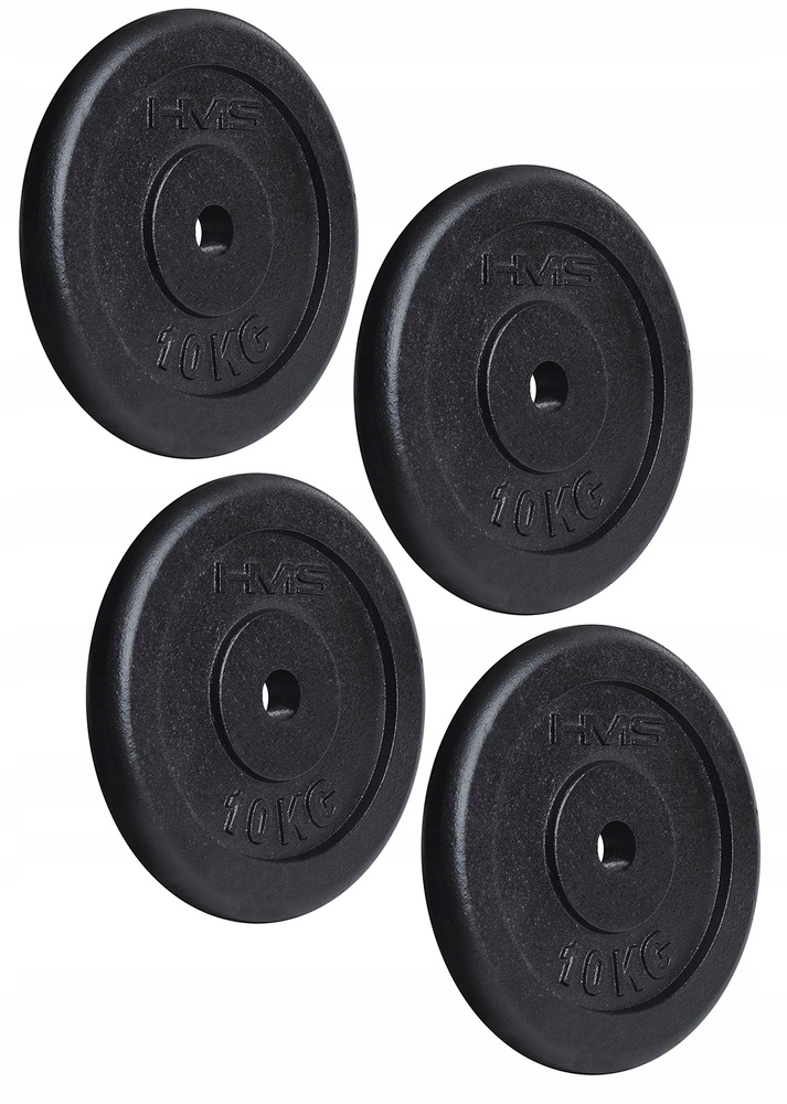 Hms Litinové zátěžové talíře na Osa činku pro silový trénink 4x10 kg