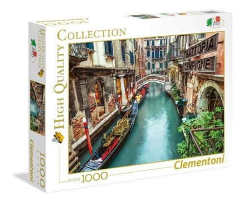 

Puzzle 1000 Hq Kanał w Wenecji Clementoni
