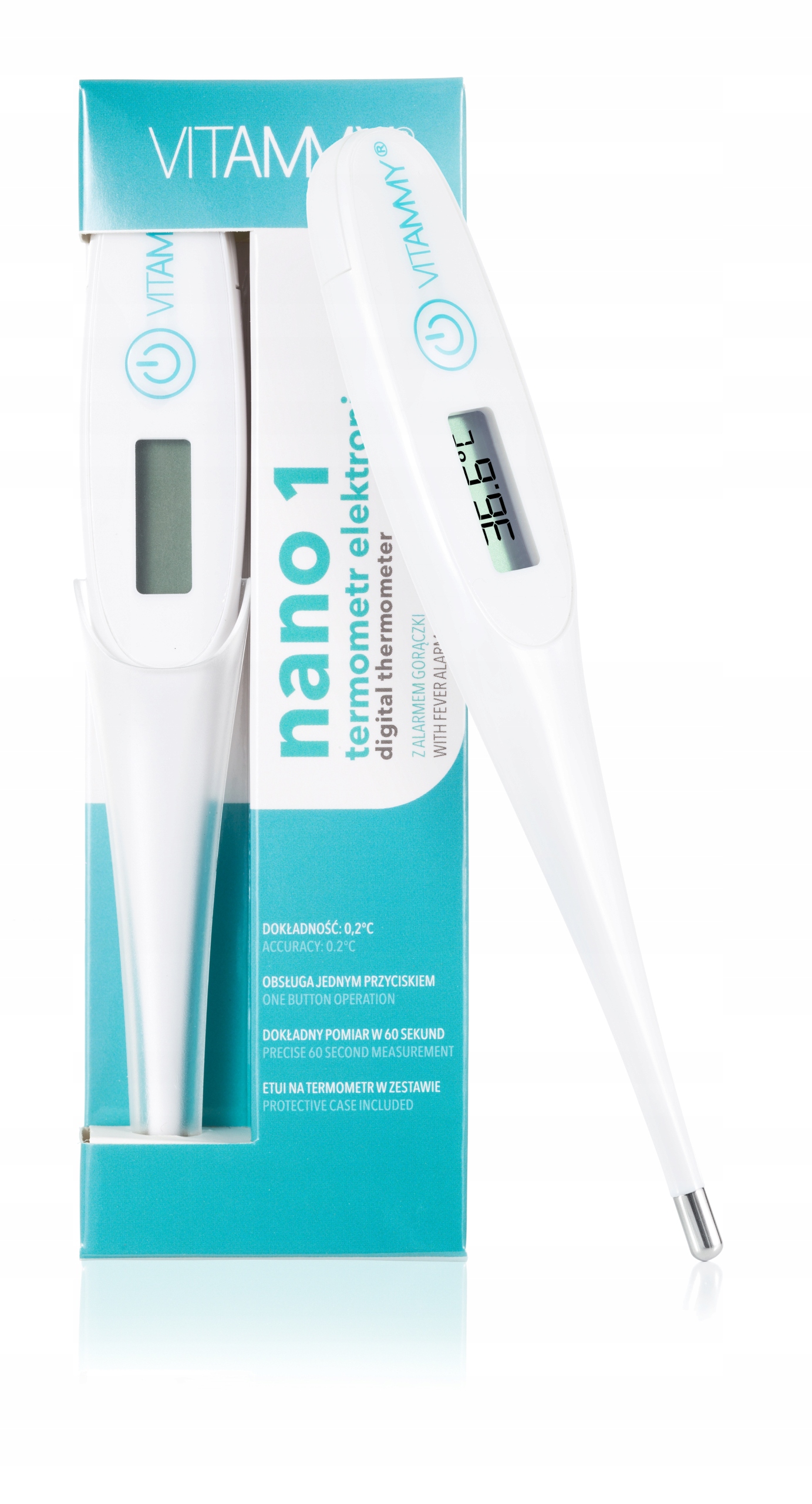 

Termometr Piórkowy Elektroniczny Vitammy Nano 1