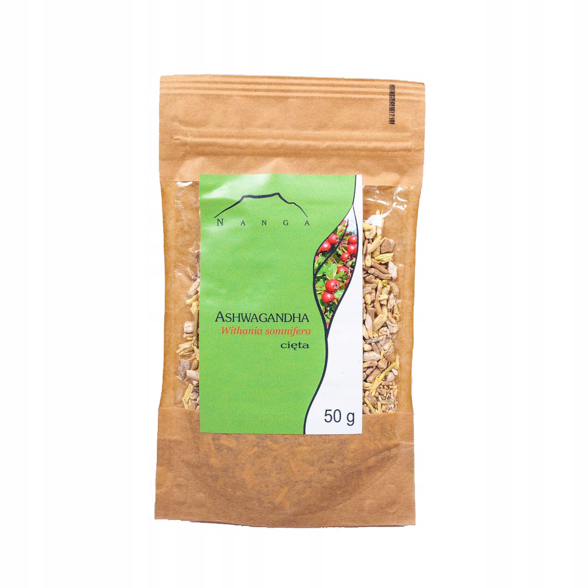 

Ashwagandha korzeń cięty 50g Nanga