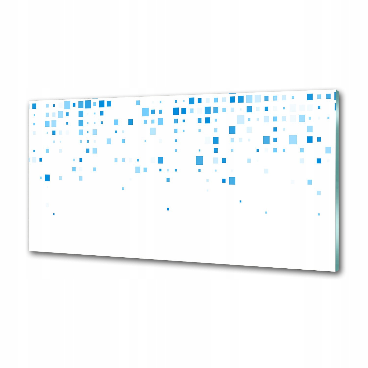 Panel lacobel Modré štvorce 100 x 50 cm Lepidlo