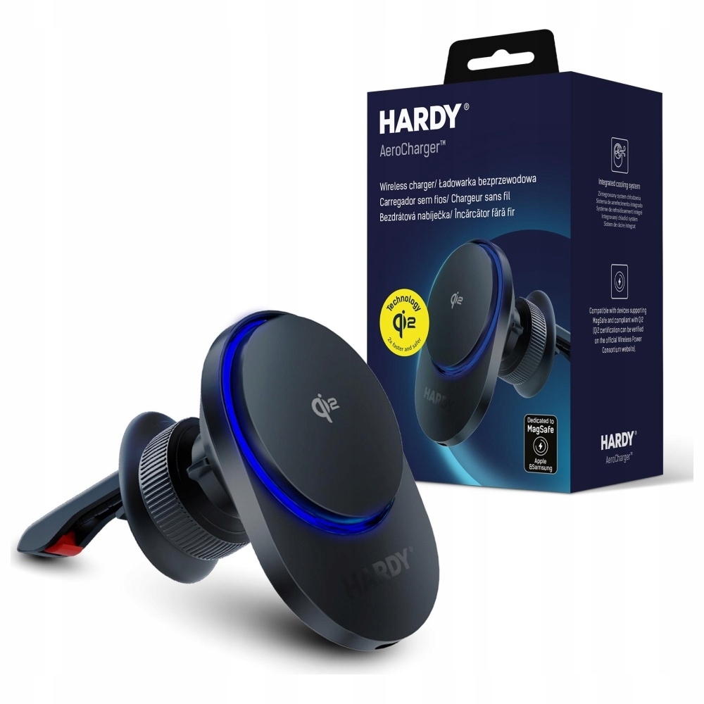 Indukční nabíječka 3MK Hardy AeroCharger 15W Mpp Qi2 černá