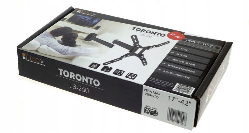 Uchwyt do Telewizora TV LCD 17" - 42" Kod producenta LB-260