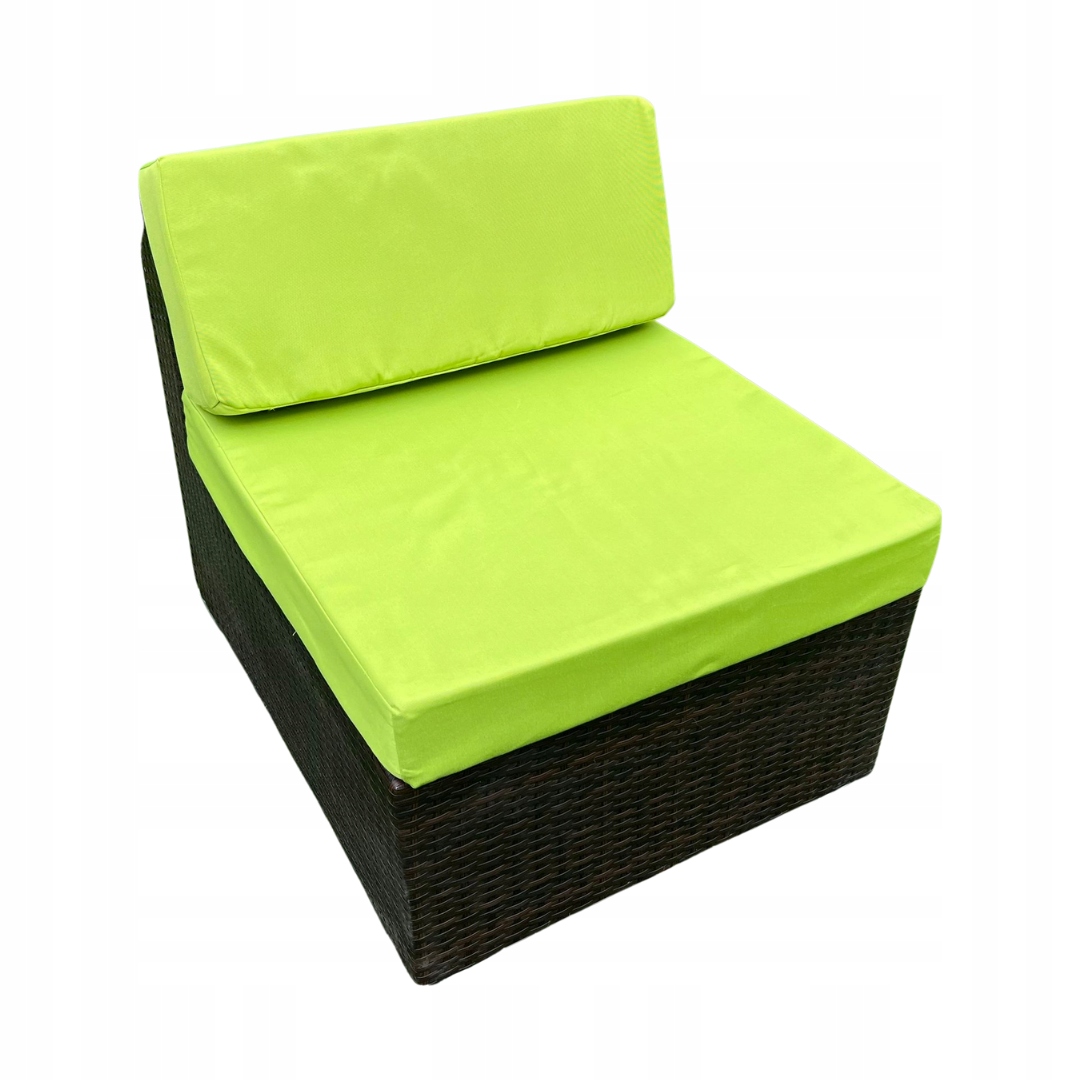 Sada povlaků na polštáře 70x70 a 70x30 sedák opěradlo zelená