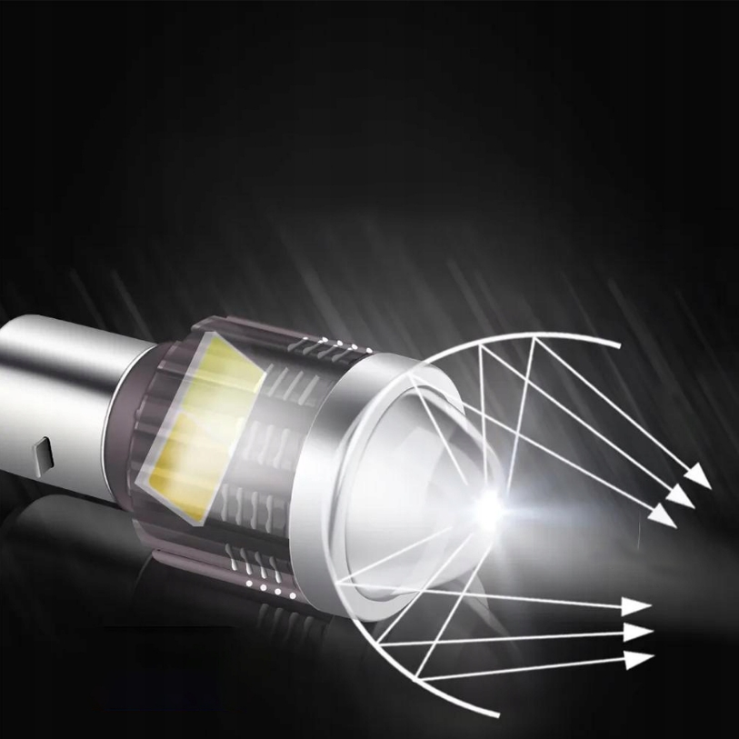 Żarówka Laser LED BA20D, H6 12V-80V 8000lm Producent inny