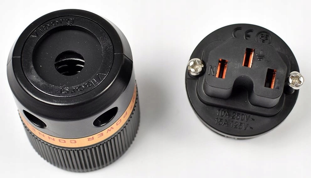 WTYK ZASILAJĄCY IEC C15 RODOWANY VIBORG VF501R Marka Inna