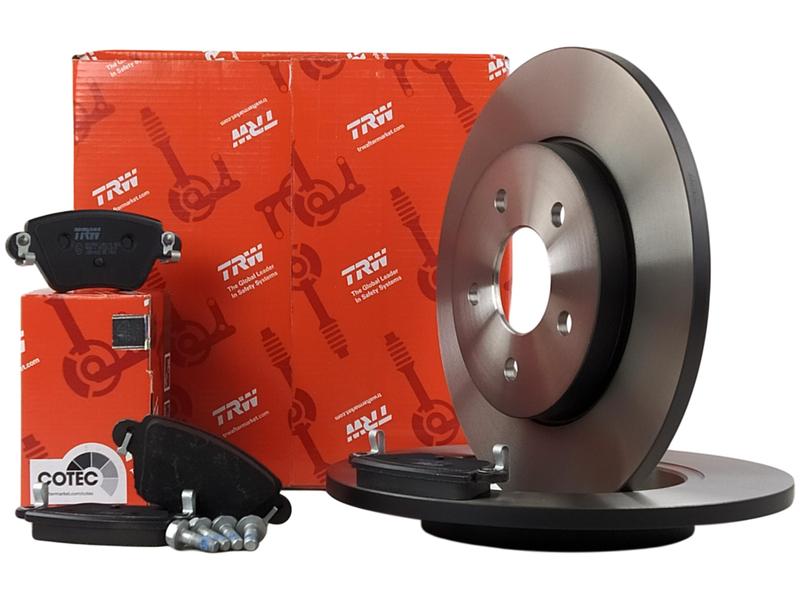 

Trw Tarcze Klocki Tył Ford Mondeo MK3 Do 2004