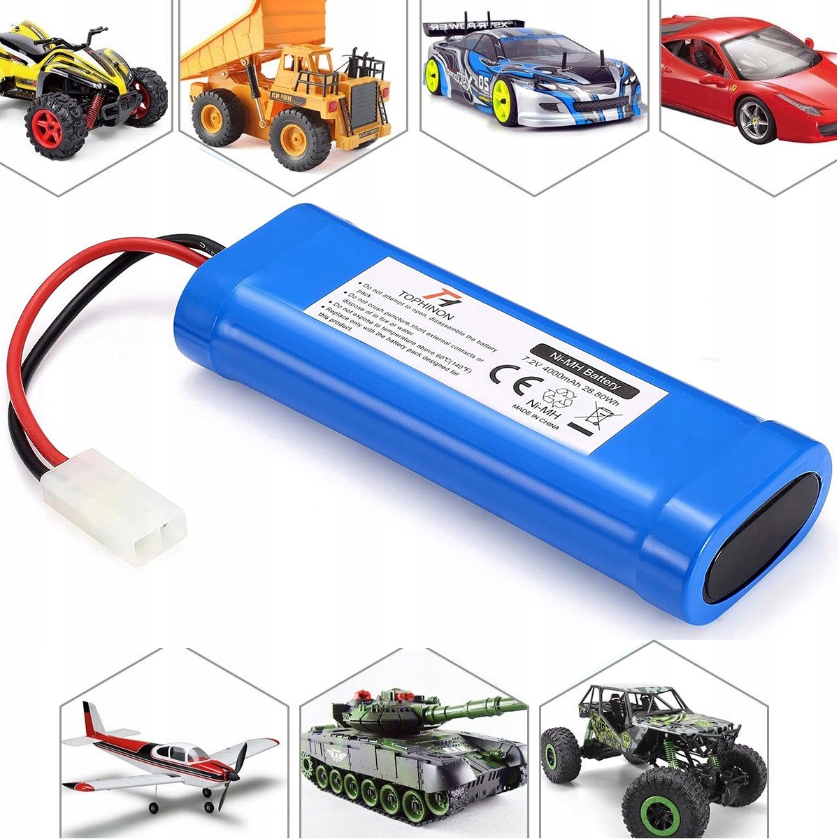 Baterie Rc Nimh Závodní Balíček Baterií Pro Modelování Automobilů