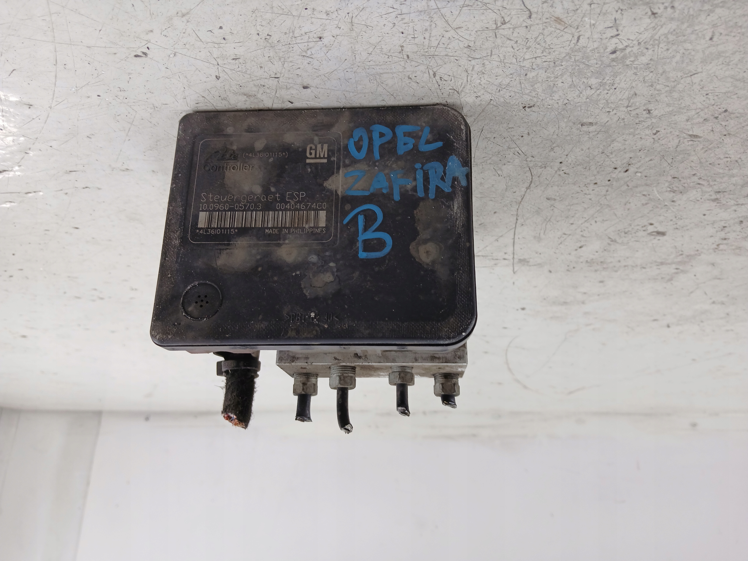 OPEL ZAFIRA B Servofreno ABS 13244860 10.0960-0570.3