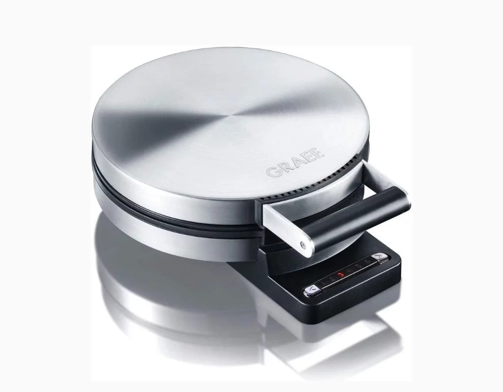 Vaflovač srdiečka Graef WA80 strieborný 850 W