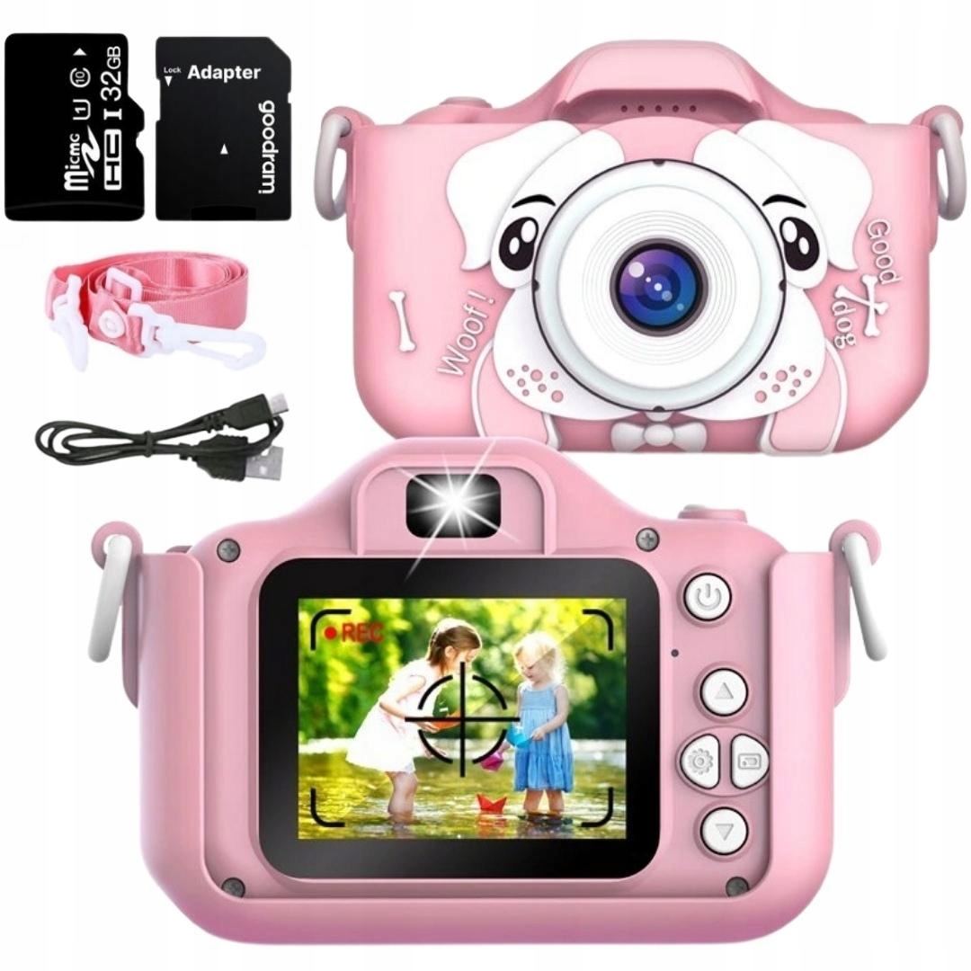 

Aparat Dla Dzieci Kamera Zabawka 40Mpx +karta 32GB