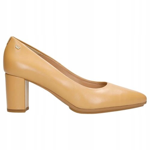

Buty Wojas Czółenka damskie skóra beżowe r. 40