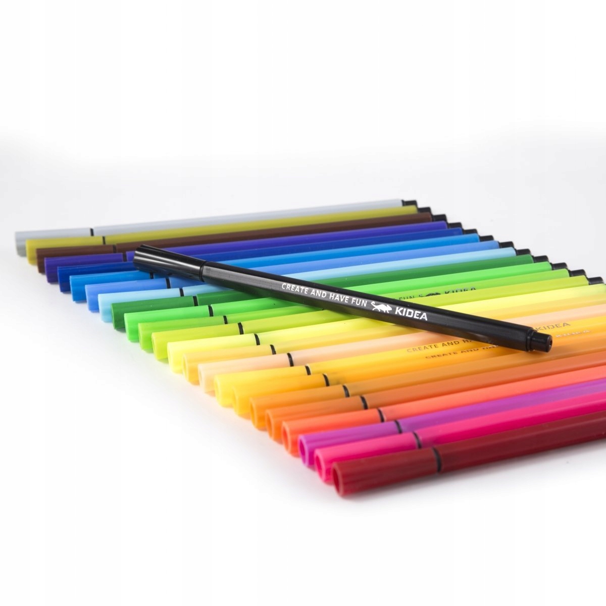 FLAMASTRY PISAKI KIDEA MARKERY SZKOLNE 24 KOLORÓW Marka Kidea