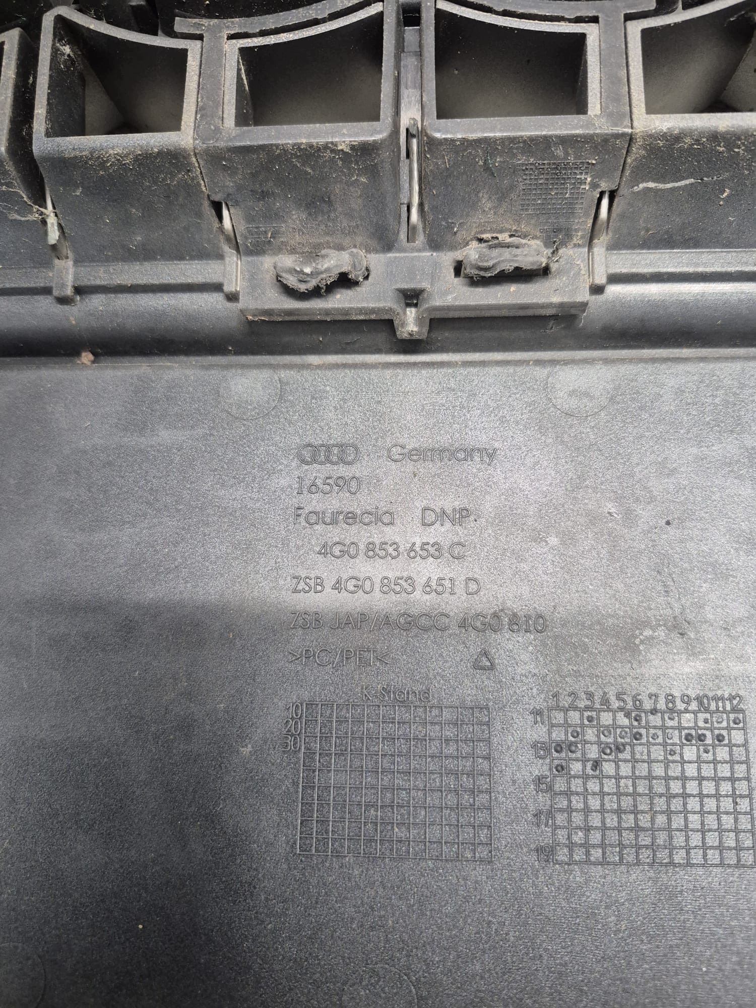 AUDI A6 C7 4G ALLROOAD 11- grill grille radiator 4G0853653C