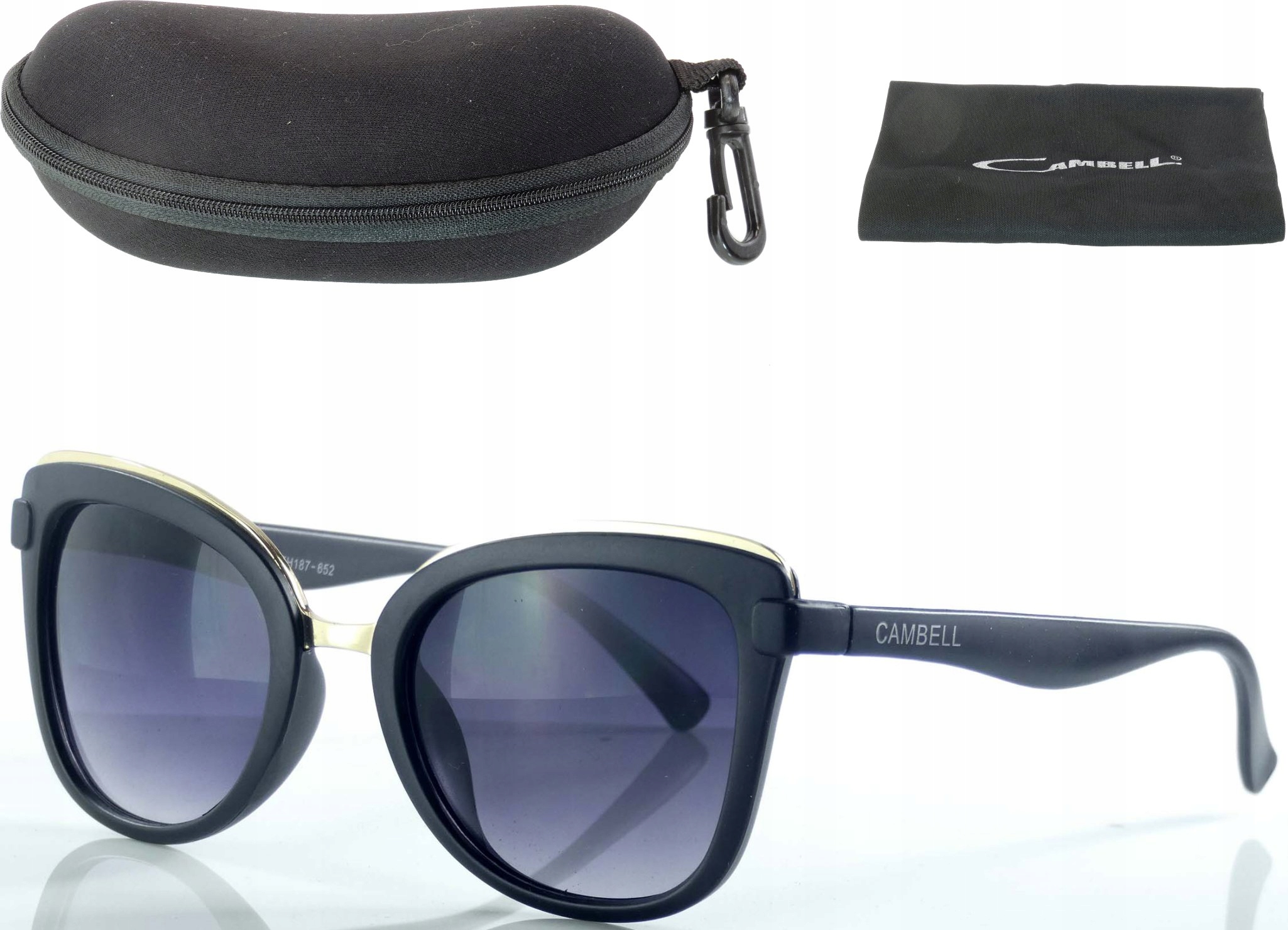 

Okulary przeciwsłoneczne Kocie oczy UV400 Etui hit