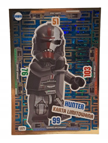 Karta Lego Star Wars Seria 3 LE21 Hunter
