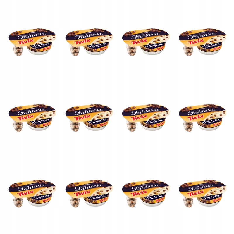 Danone Karamelový jogurt s mini sušenkami Twix Mix 120 g X12