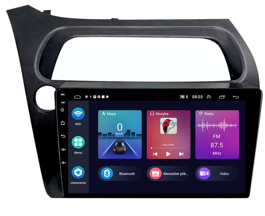 Gps Rádio Android Navigace Bt Honda CIVIC 2006-2012 Carplay 4GB 64GB