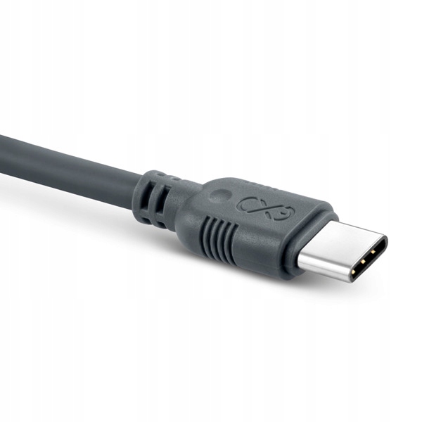 

Kabel USB2.0 - Usb-c eXc Whippy 0.9m szary