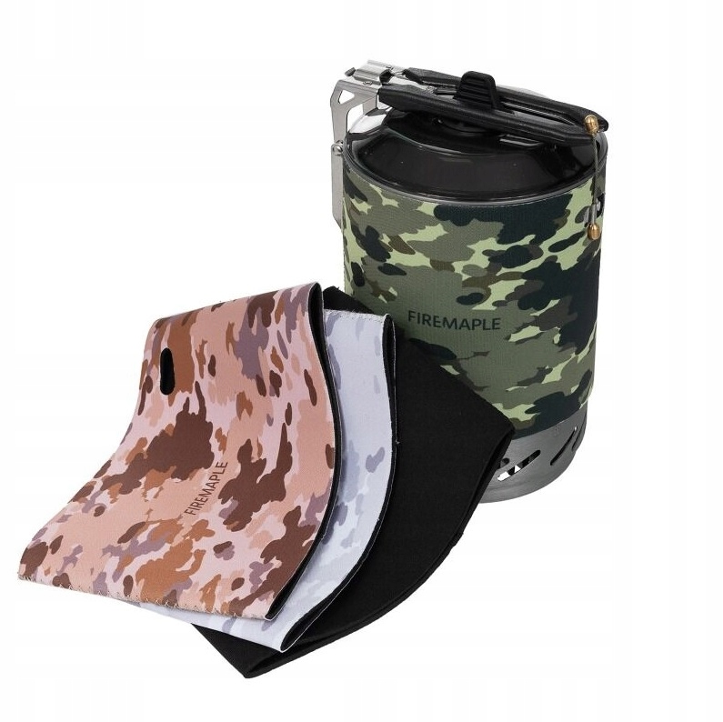 Kuchenka turystyczna FireMaple FMS-X2 Camo wymienne osłony