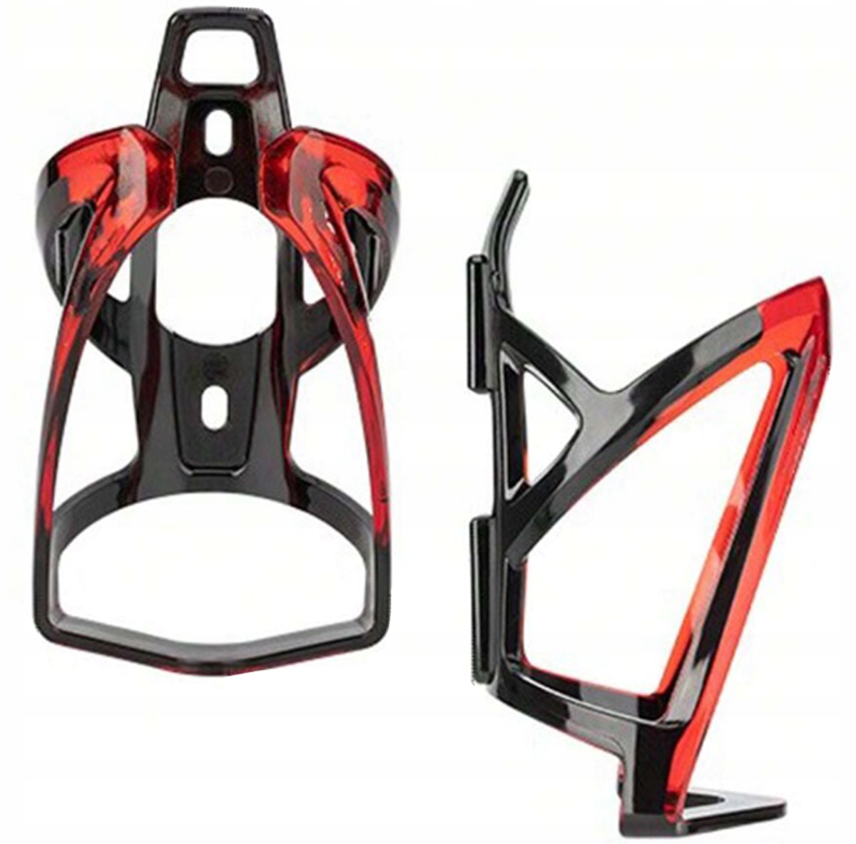 UCHWYT NA BIDON ROWEROWY UNIWERSALNY DO ROWERU CZARNO-CZERWONY ROWER RW34 Marka Aptel