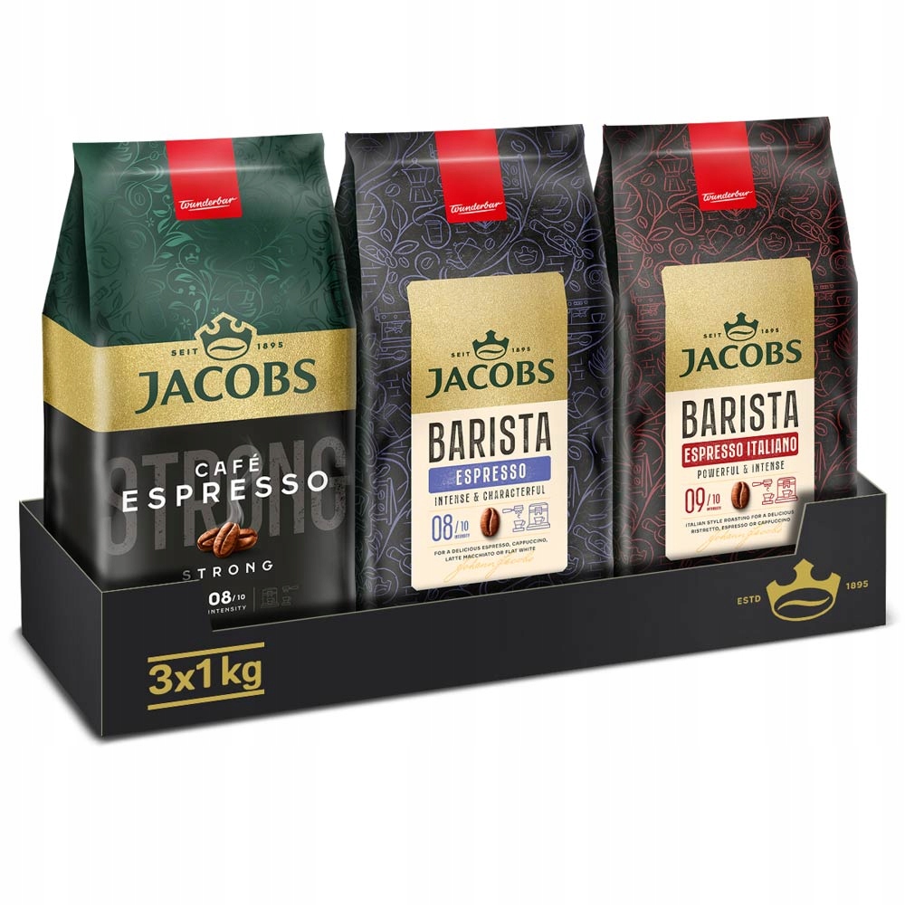 Kawa ziarnista Jacobs Espresso Barista 3x 1kg