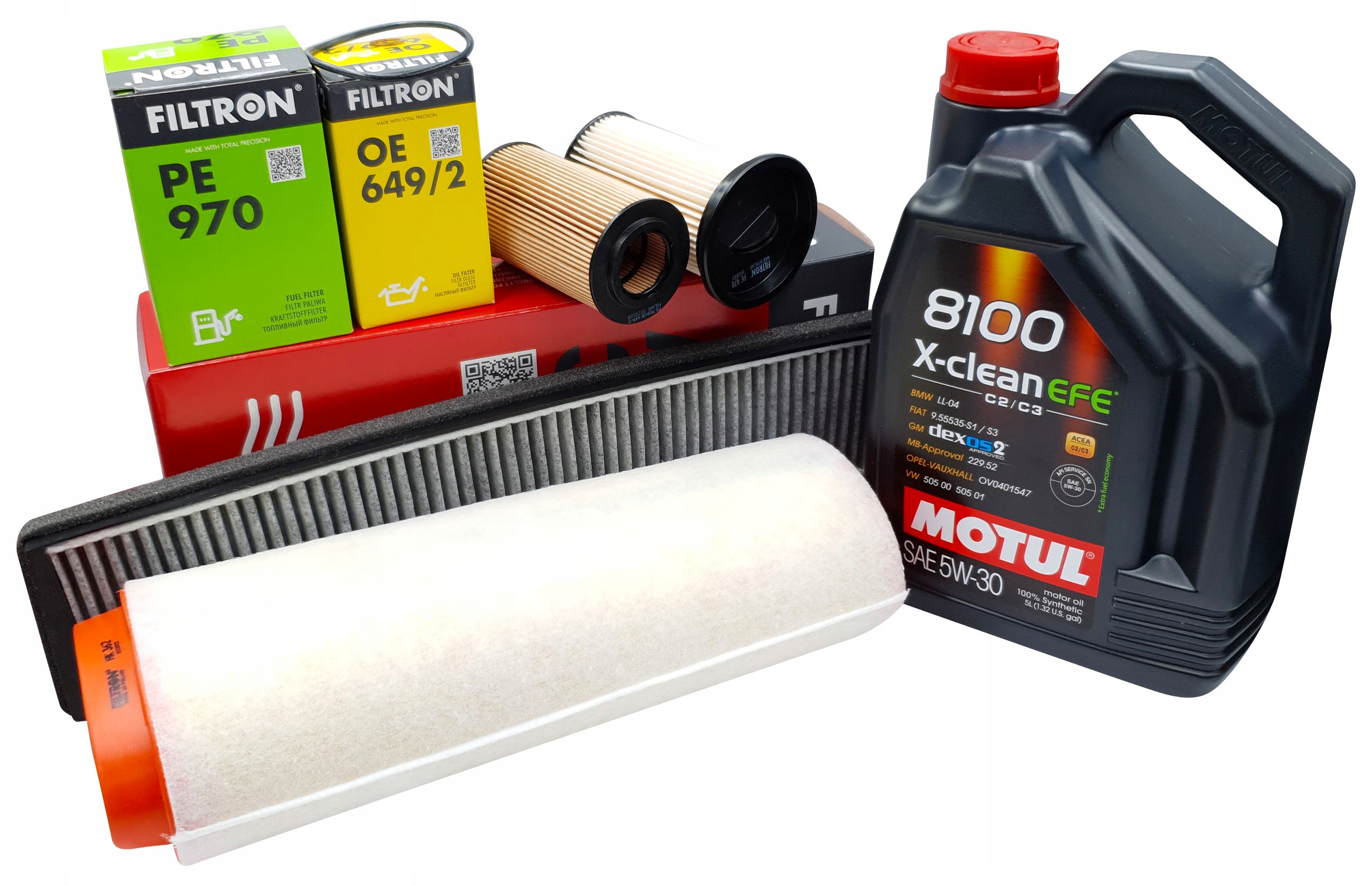 

Filtron Zestaw Filtrów Olej 5W30 Bmw E46 318d 320d