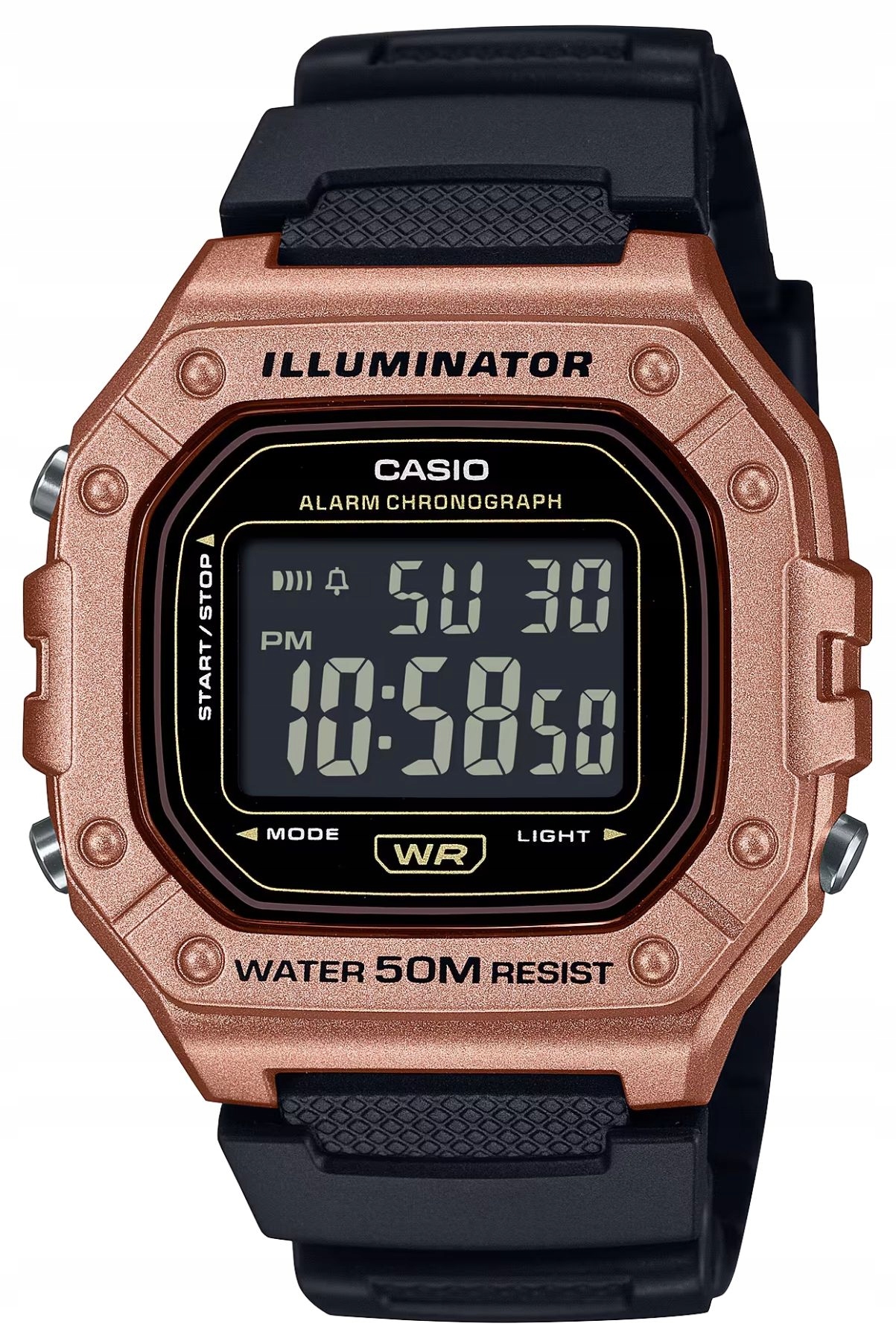 Sportovní hodinky Casio W-218HM Stopky Alarm Podsvícení Gravírování Bonus