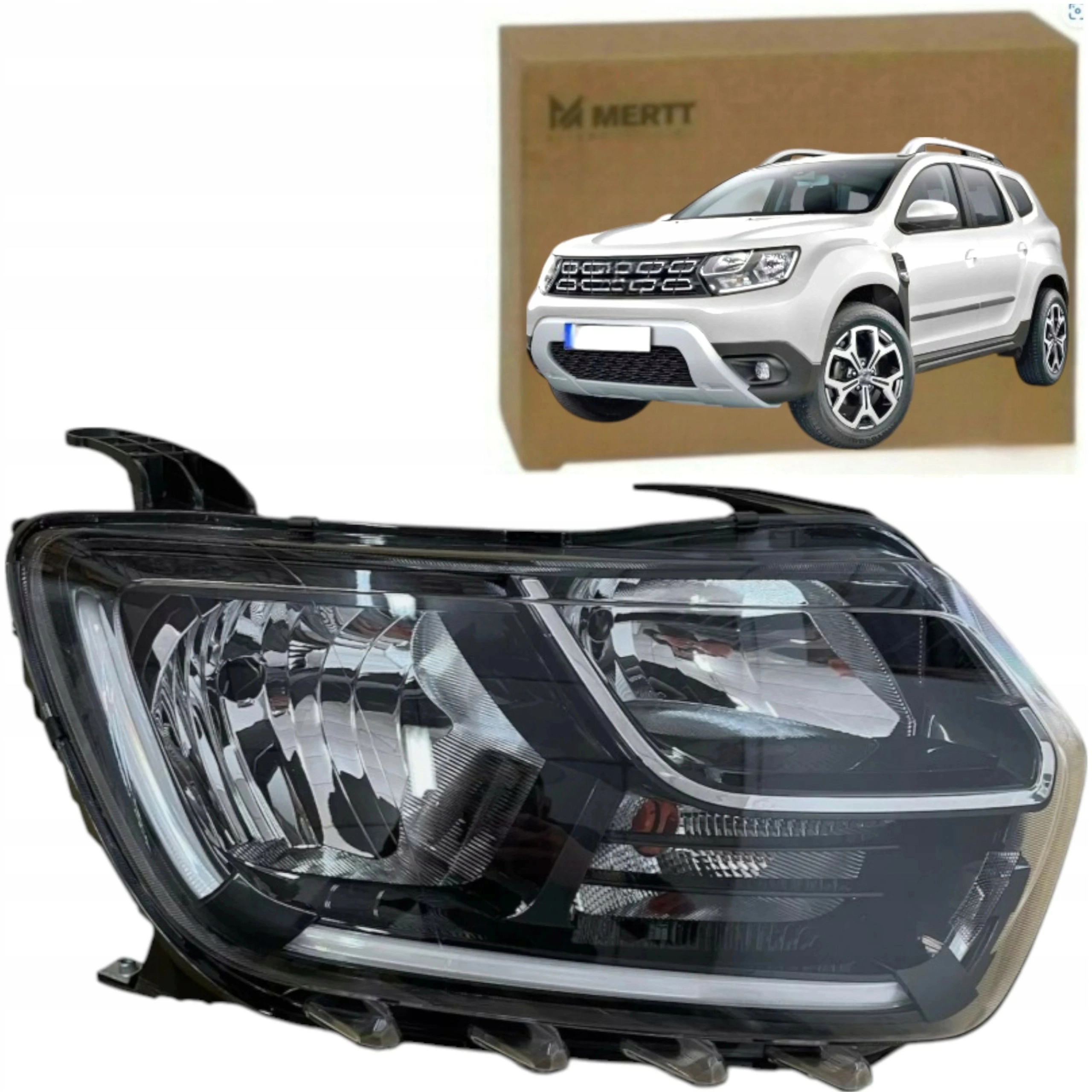 Dacia Duster 2017 Světlomet Světlo Přední Pravý 260101133R H1 H7