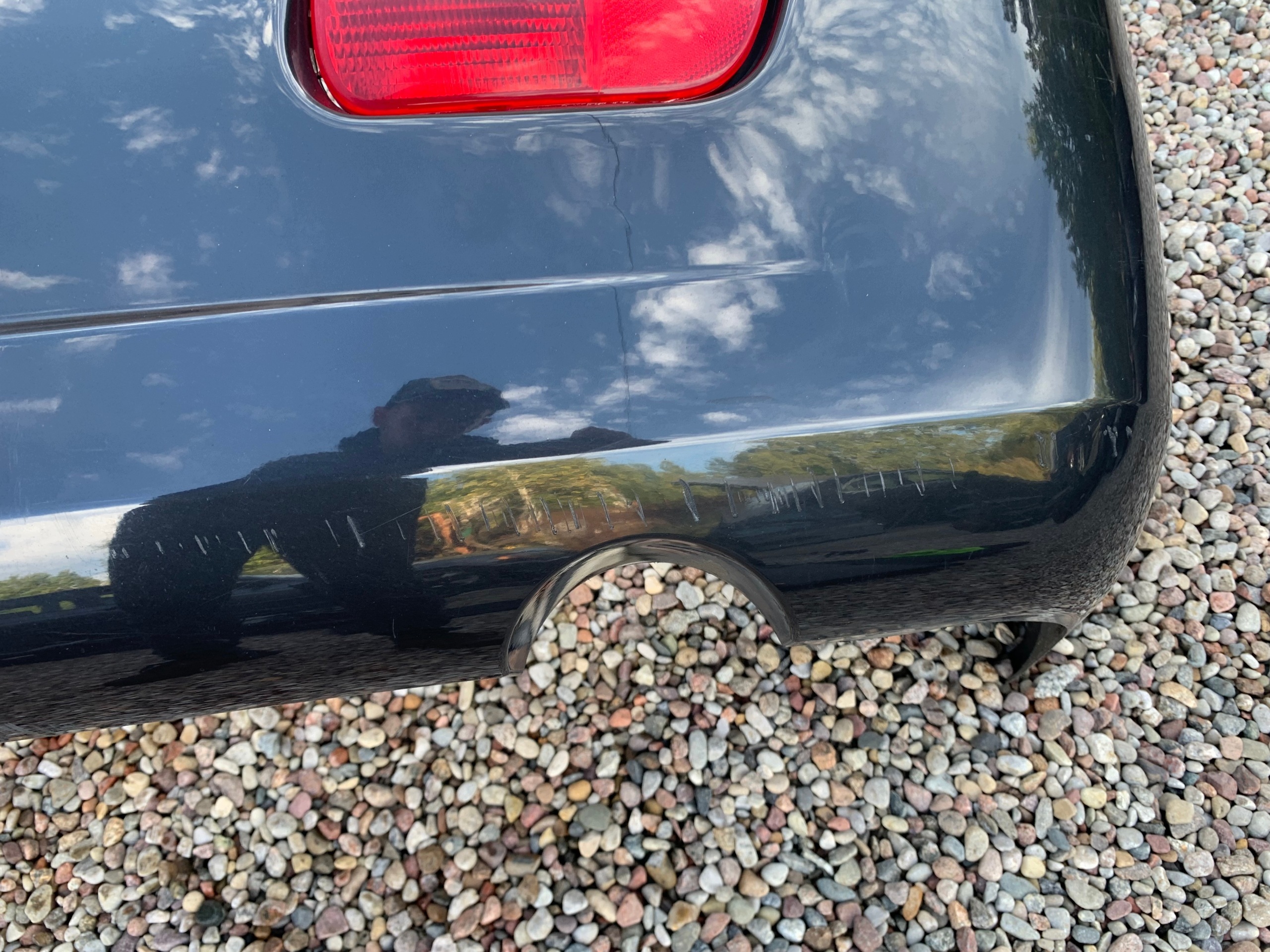 stoßstange heck hinten CHRYSLER 300C PDC KOMBI schwarzer