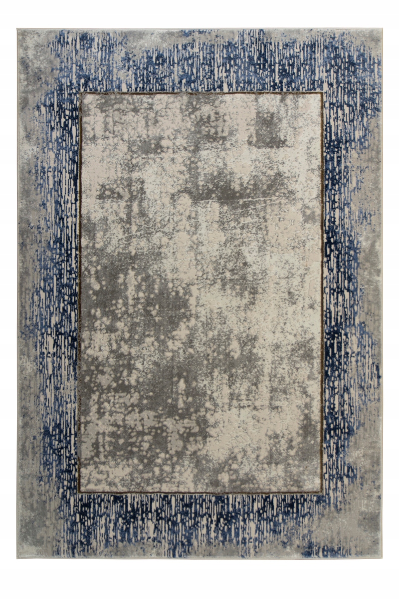 

60x100 cm Mięciutki Dywan Niebieski Szary Beżowy