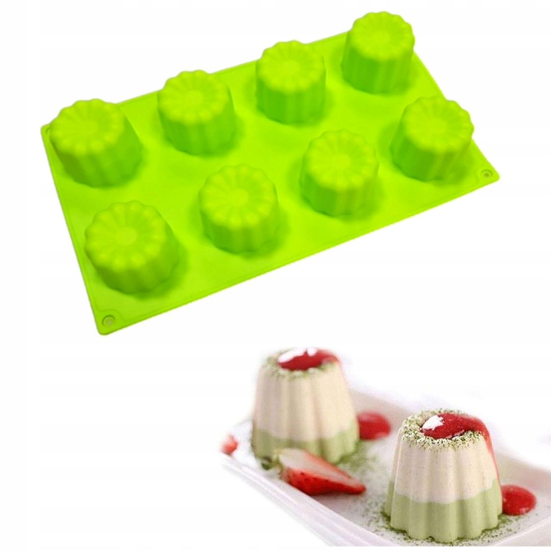 FOREMKA FORMA SILIKONOWA DO GALARETEK CANELE BABECZKI PANACOTTA ŚWIEC 613