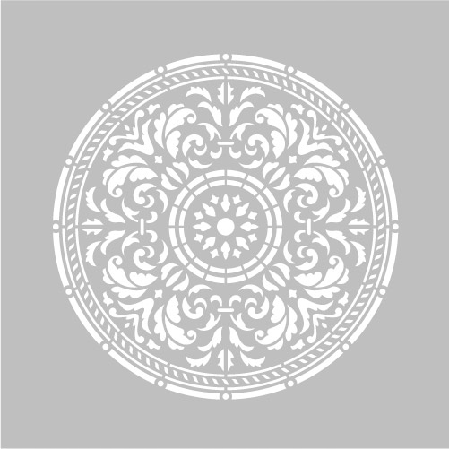

Szablon Wielorazowy Tynki STIUKI|MANDALA|55 CM