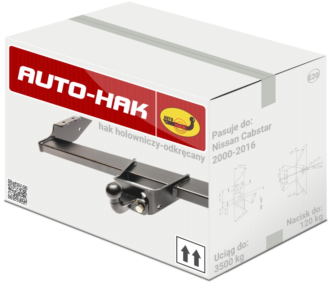 

Hak holowniczy V22 do Nissan Cabstar E 2000-2016