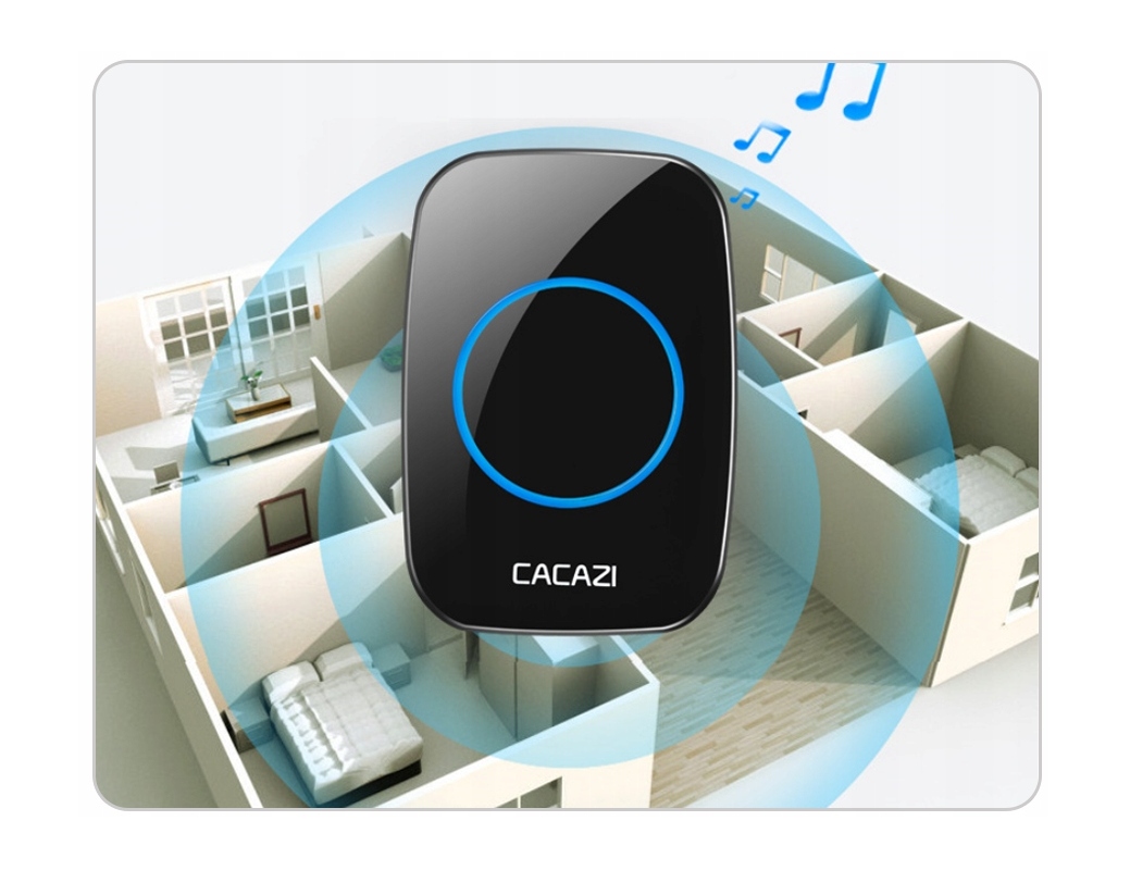 DZWONEK DO DRZWI bezprzewodowy wodoodporny 12V Marka bez marki