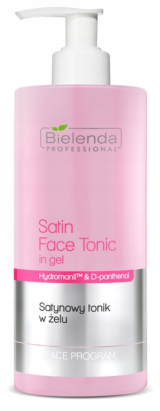 Bielenda Nawilżający Satynowy Tonik do twarzy w Żelu 500ml Satin Face Toner