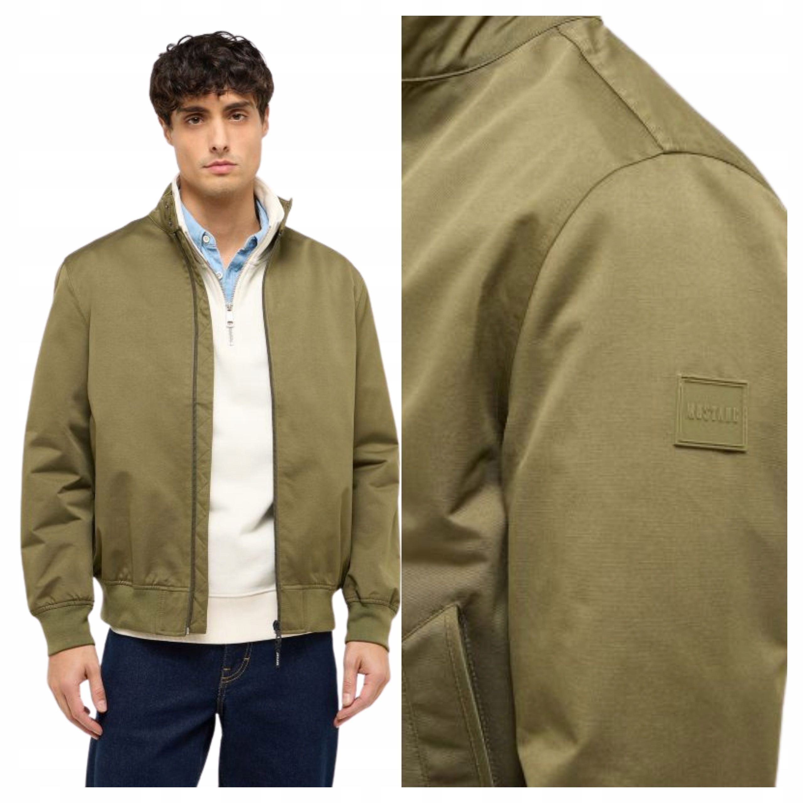 Zimní Bunda Mustang Limon Zelená Zateplená Regular Fit M