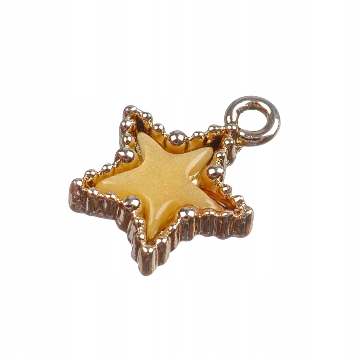 ZAW255 Zawieszka metal. Charms Gwiazda złota
