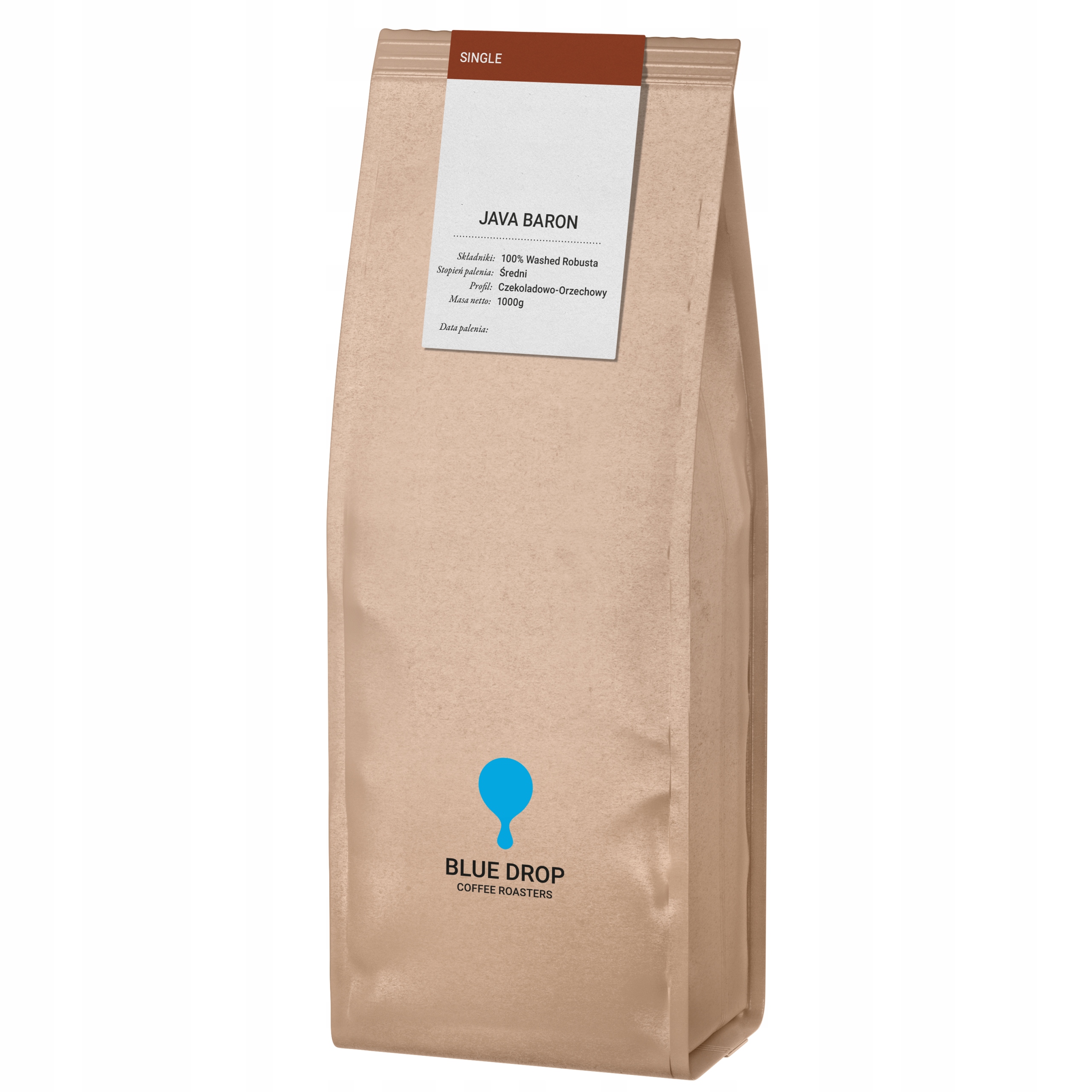 Káva zrnková 1 kg 100% Robusta Specialty Čerstvě pražená Indonésie z pražírny