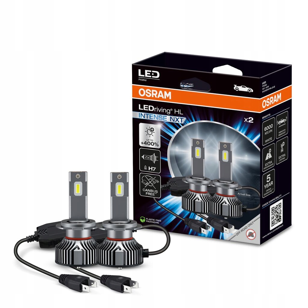 Osram Żarówka Ledriving Hl Intense H7 PX26D 42W 12V 2SZTYŁ (brak Ece) 5 Lat