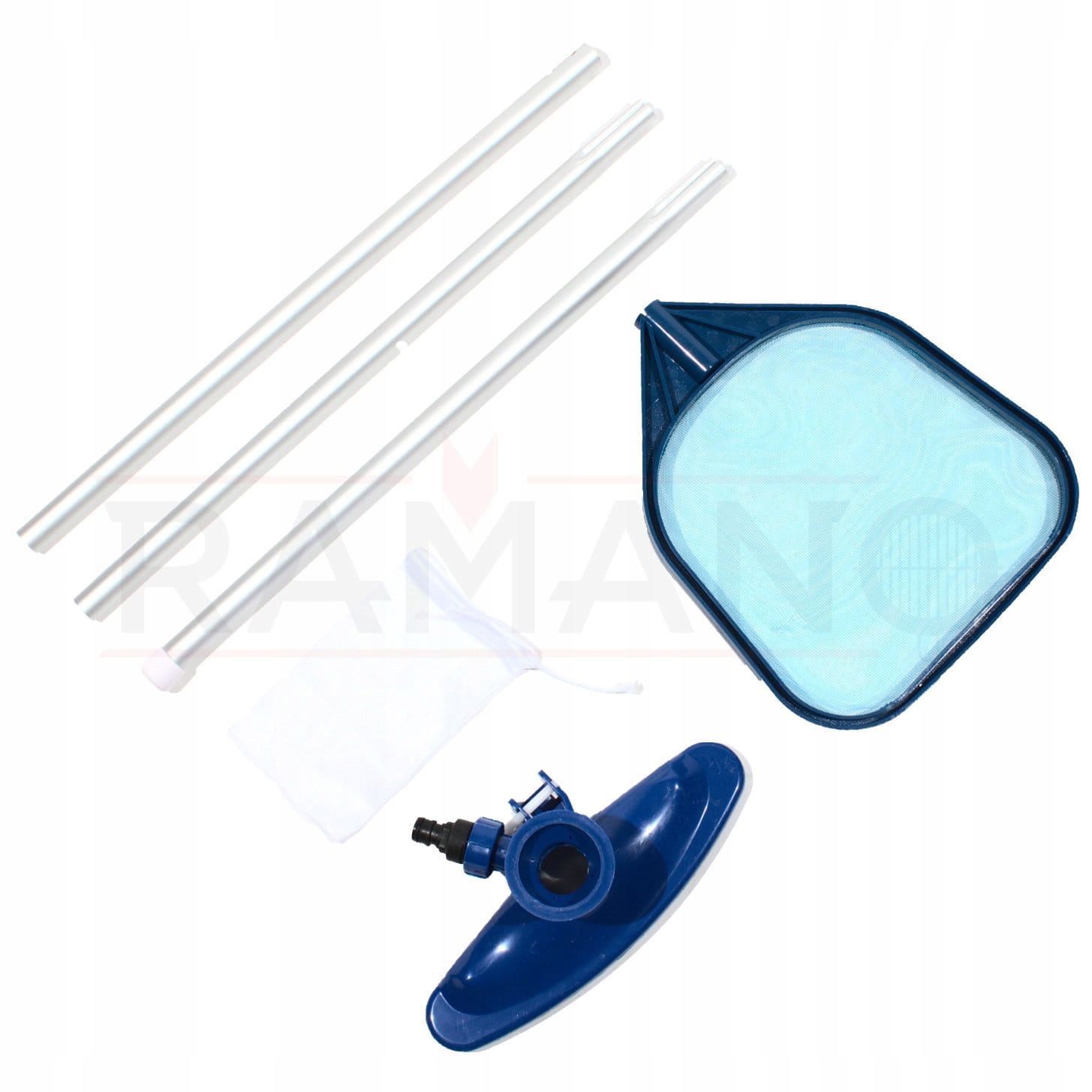 ZESTAW CZYSZCZENIE BASENU MYCIE SIATKA ZBIERAK 4W1 Producent Gowbet