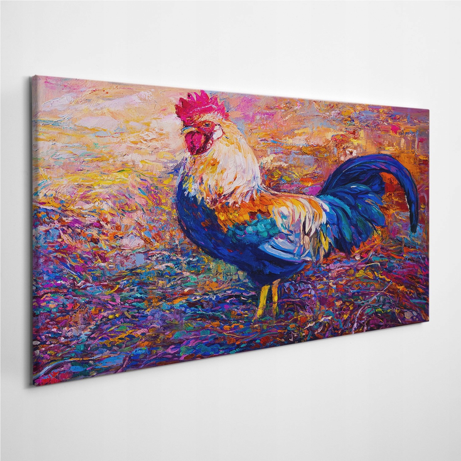 

Foto-obraz z zdjęciem Farma Kogutów Kura 100x50 cm