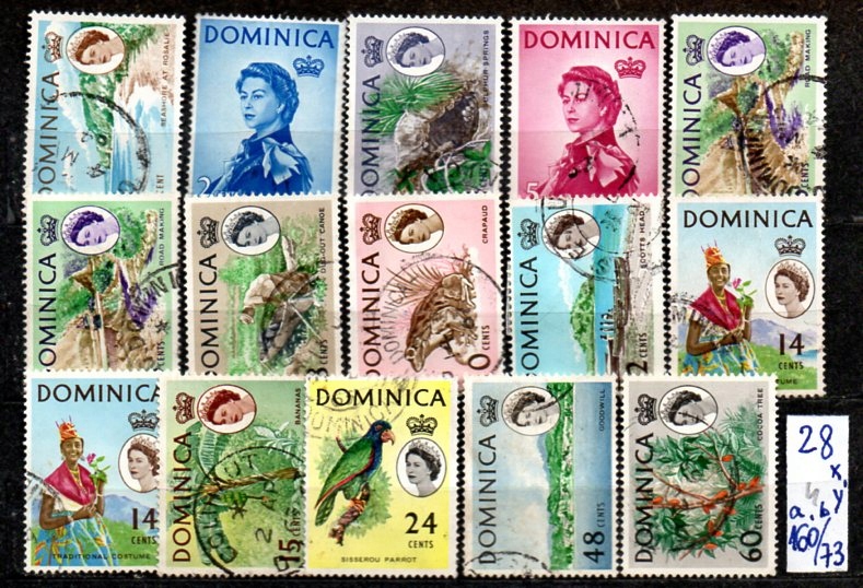 Dominika 4 , nr 160/ 73 X , Y , a , b - odmiany