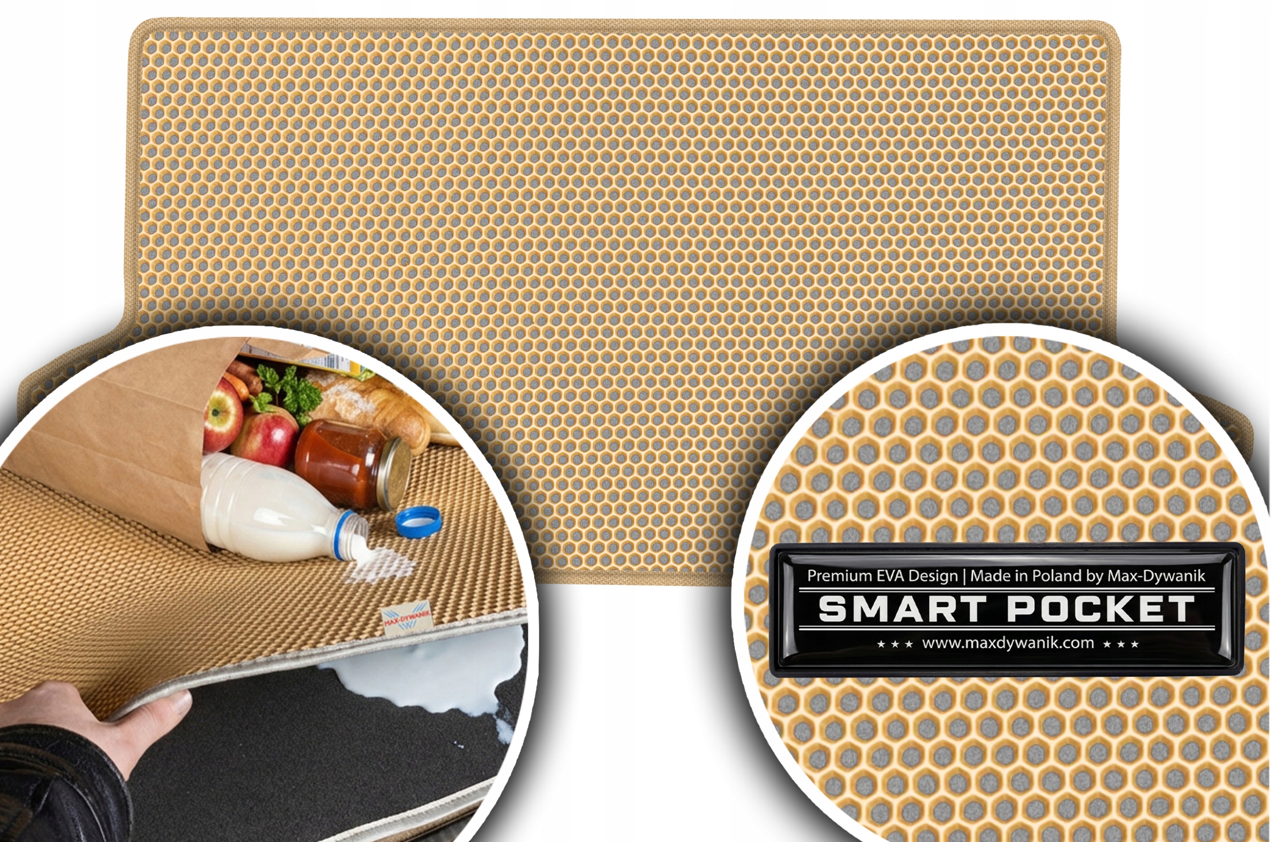 Nissan Note I Hatchback 2006-2012 Vložka do kufru Eva Smart Pocket Béžová