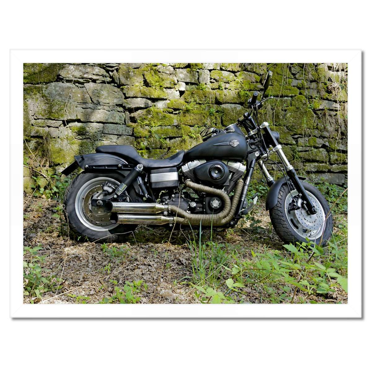 Plakáty v rámu 40x30 Harley Davidson Motocykl