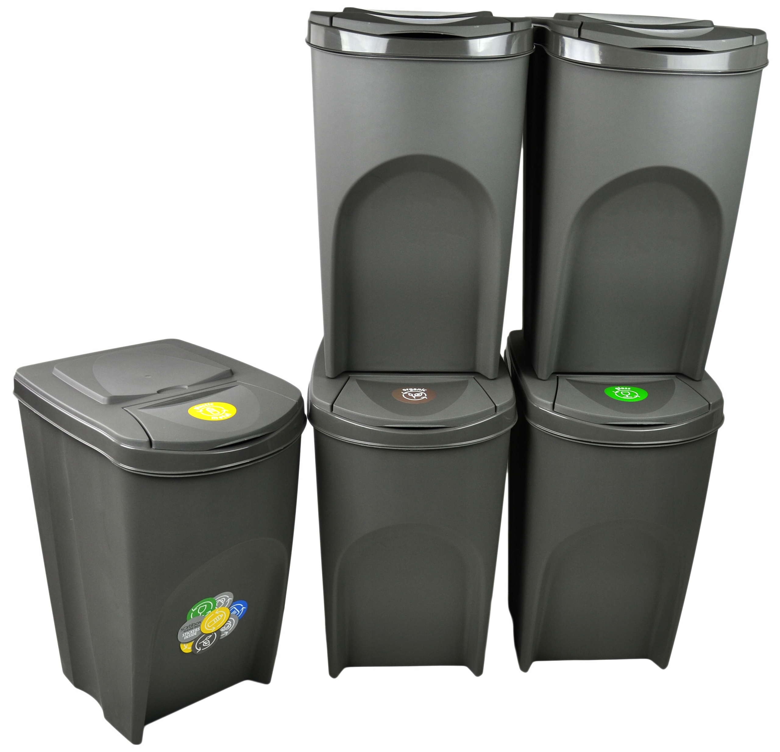 

Kosze na Śmieci IKWB35S5-405U Sortibox 5x35L Szare