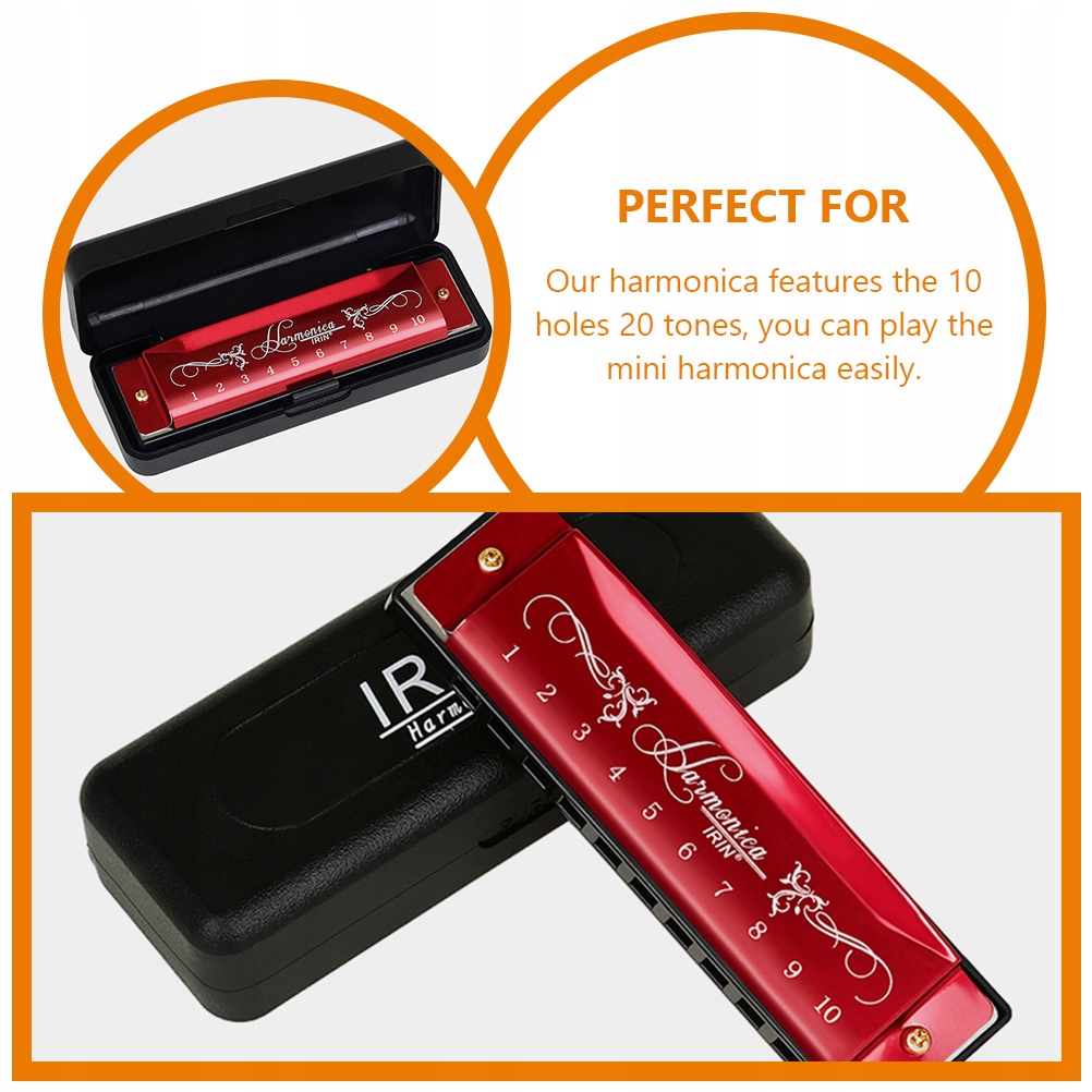 C HARMONIKA DIATONICZNA CZERWONA Kod producenta 16896704