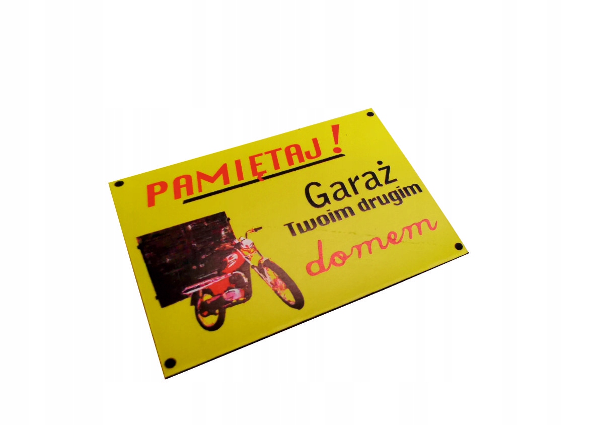 

Magnes na lodówkę Wsk Garaż Twoim Drugim Domem