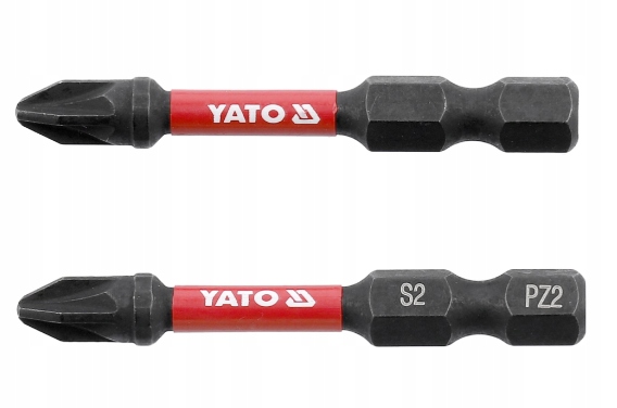 УДАРНЫЕ БИТЫ 1/4"X50 ММ PZ2 2 ШТ.