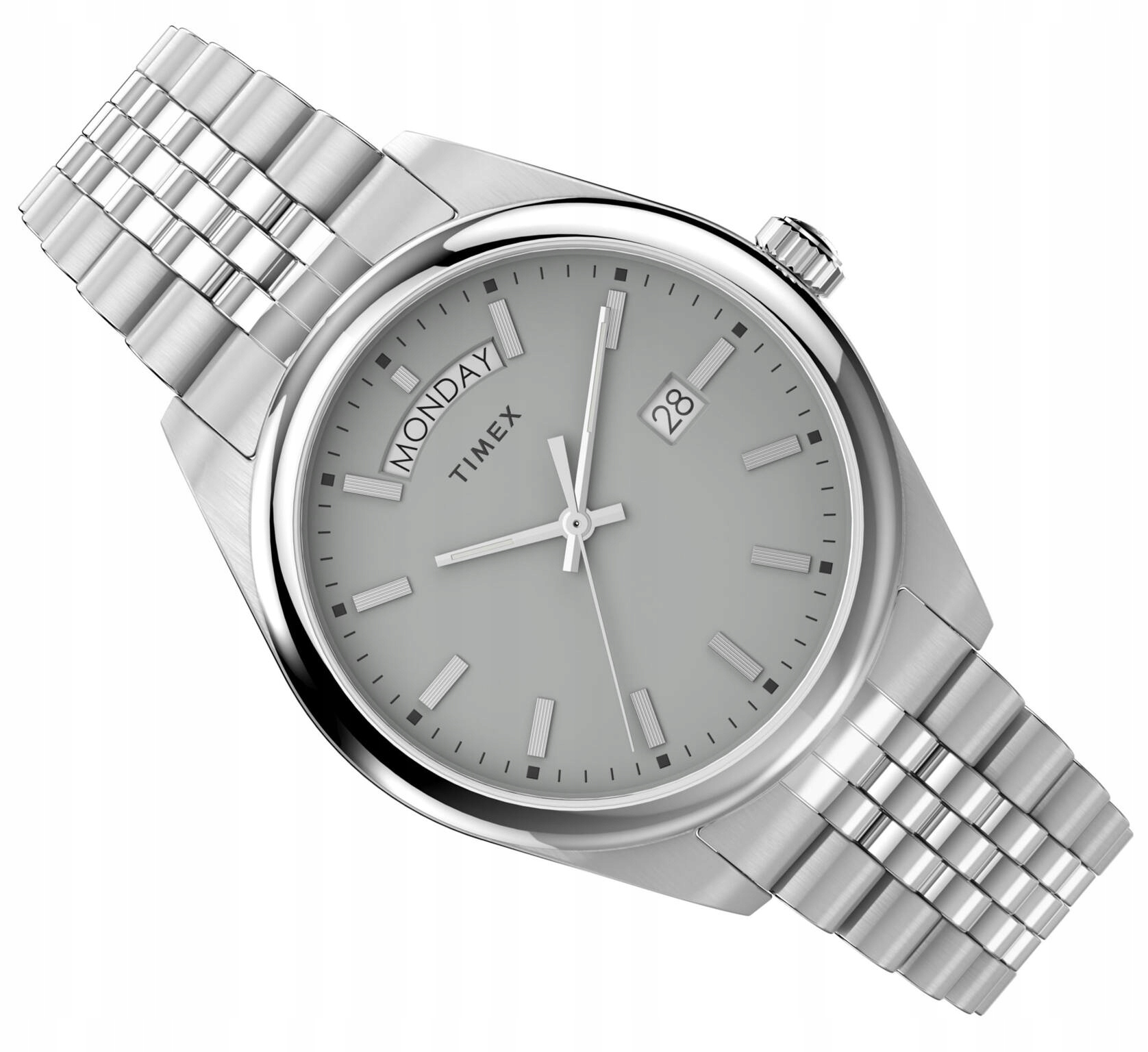 Klasický Stříbrný Pánské Hodinky Timex TW2V67900